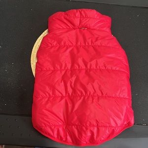 Gap Pet Red Guilted Puffer Jacket Size XL/XXL